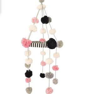 BlaBla Pom Pom nursery mobile baby girl whimsical